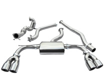 Audi S3 (8V) (3-dörrars) Quattro 13- Turboback-sportavgassystem (Med Sportkatalysator & Ej Ljuddämpat) Cobra Sport